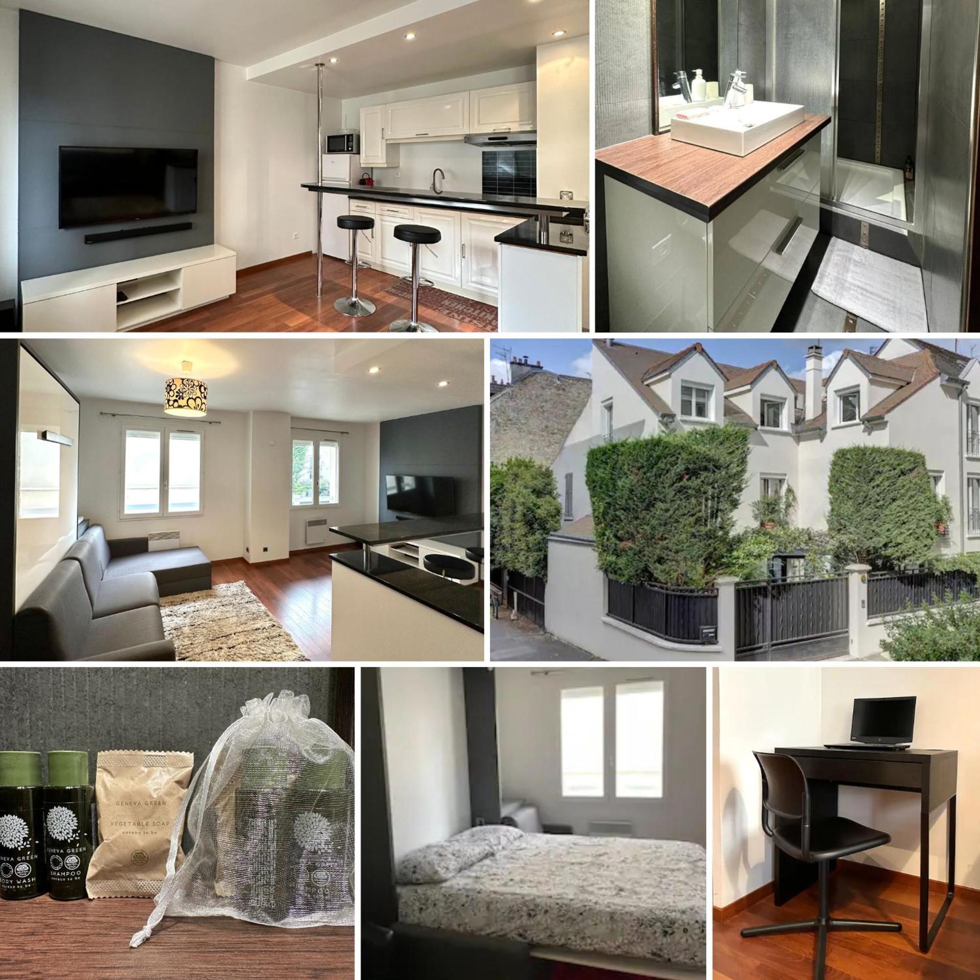 L'Athos - Appartement Equipe - Entre Paris Et Versailles - Haut Debit Garches Екстер'єр фото